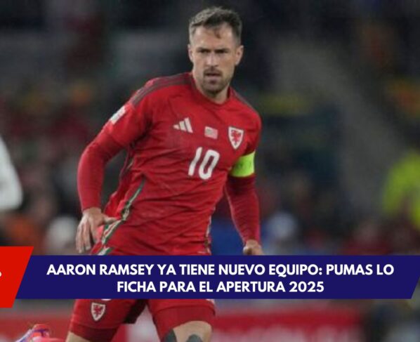 Aaron Ramsey, nuevo refuerzo de Pumas para el Apertura 2025