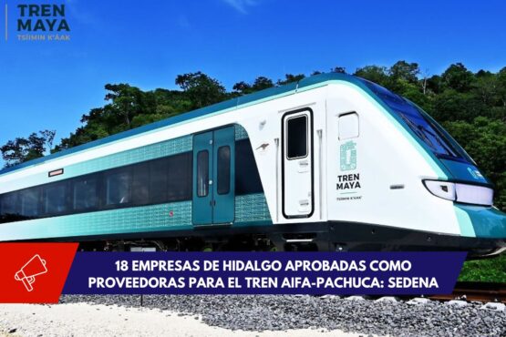 Empresarios de Hidalgo reunidos en junta para proyecto Tren AIFA-Pachuca