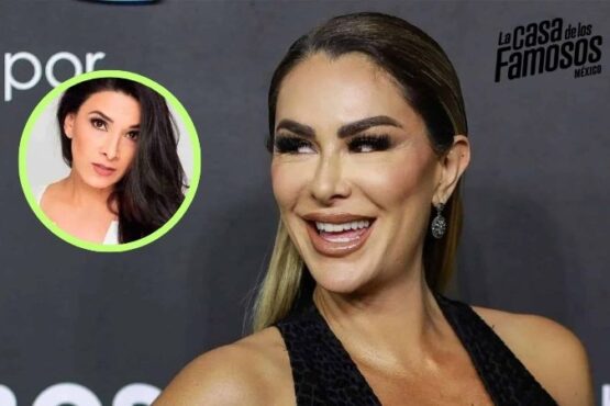 Ninel Conde y Dalílah Polanco, participantes de "La Casa de los Famosos México", en un ambiente de reality show.