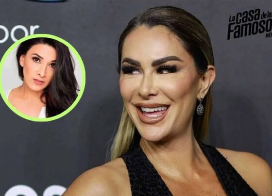 Ninel Conde y Dalílah Polanco, participantes de "La Casa de los Famosos México", en un ambiente de reality show.