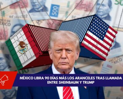Billete de peso mexicano y dólar estadounidense, simbolizando el tipo de cambio de divisas.