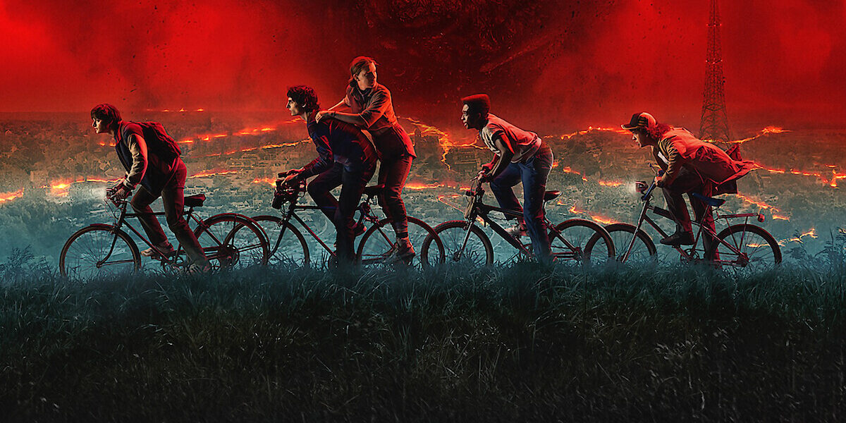 Personajes de Stranger Things enfrentándose a la amenaza de Vecna en el tráiler de la quinta temporada.
