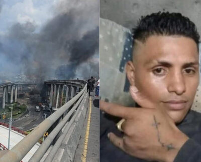 Tatuaje de un rosario en la mano izquierda de un hombre.