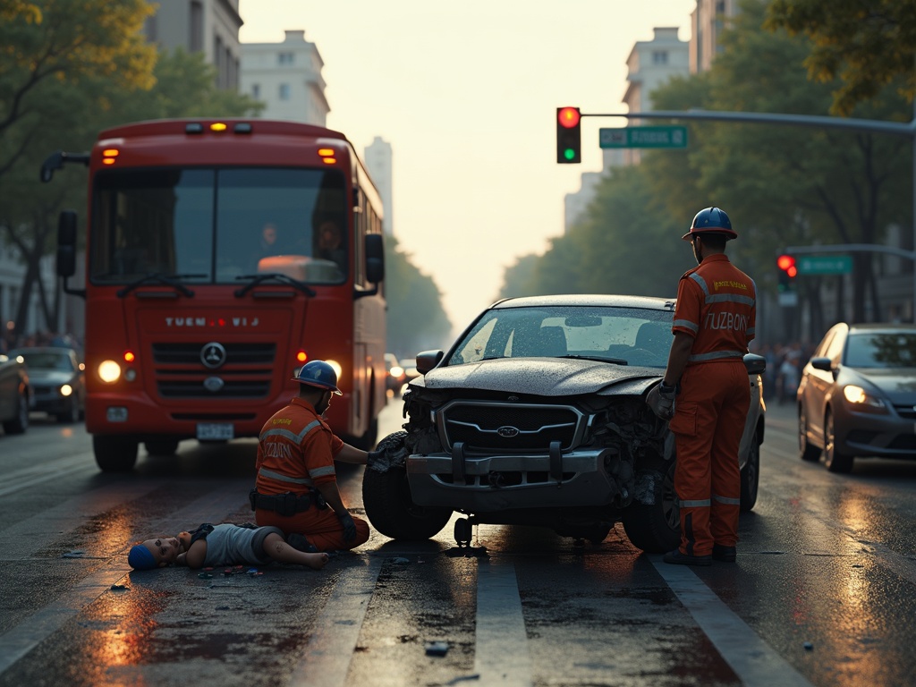 “Accidente en Bulevar Bonfil: Un Menor Herido en Choque Tuzobús”