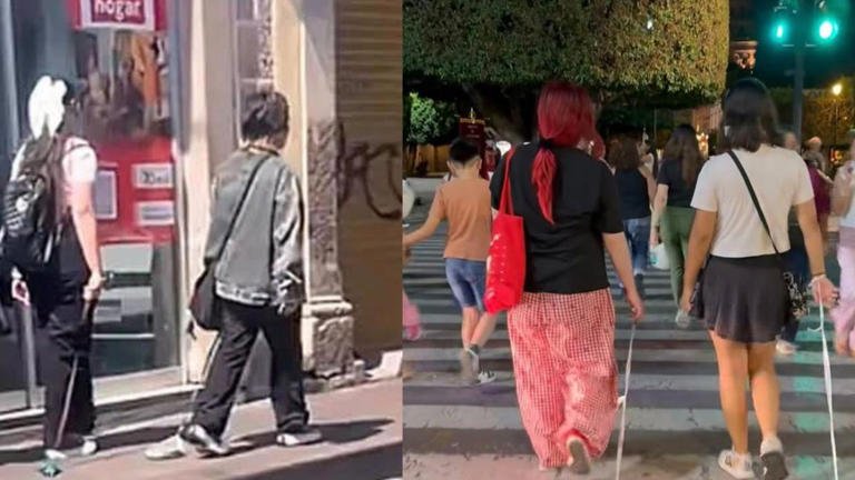 ¿Pasear un plátano? Jóvenes sorprenden en el Centro Histórico de Morelia